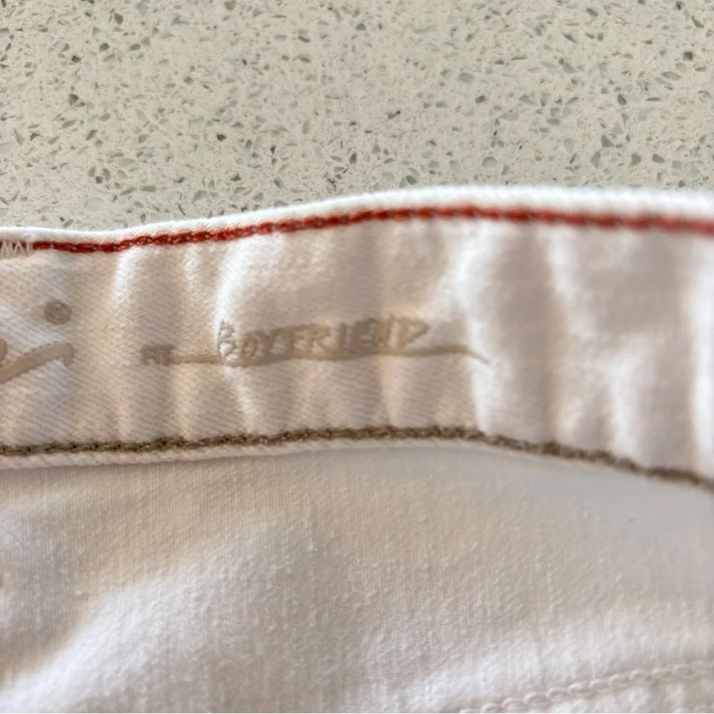 Eddie Bauer White Denim Boyfriend Shorts Plus Size 18 Stretch Denim Bermuda